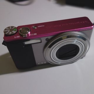 リコー(RICOH)のリコー　デジタルカメラ　CX3 シルバー　ピンク(コンパクトデジタルカメラ)