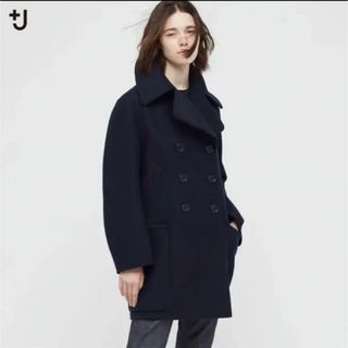 ユニクロ(UNIQLO)のユニクロ ＋J ダブルフェイスピーコート  (ピーコート)