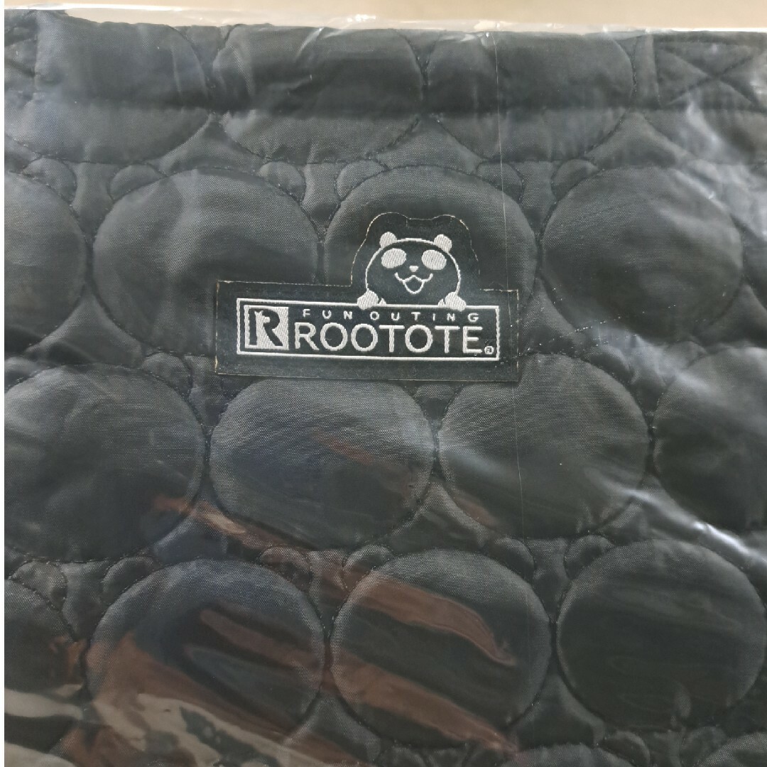 ROOTOTE(ルートート)のイオン　ブラックパンダ　ROOTOTE　コラボバック エンタメ/ホビーのコレクション(ノベルティグッズ)の商品写真