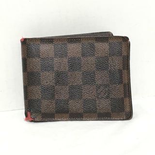 ルイヴィトン(LOUIS VUITTON)のルイヴィトン 2つ折り財布 ダミエ N60011(財布)