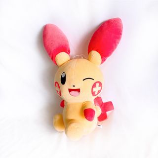 ポケモン(ポケモン)のプラスル しっぽみてみて　でっかいぬいぐるみ　プラスル　グレイシア　ポケモン(キャラクターグッズ)