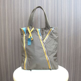 マークバイマークジェイコブス(MARC BY MARC JACOBS)のMARC BY MARC JACOBS (マークバイマークジェイコブス) トートバッグ ブラウン ブルーグリーンポイント ナイロン レディース(トートバッグ)