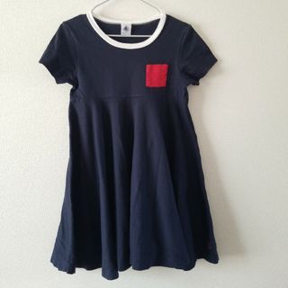 プチバトー(PETIT BATEAU)のプチバトー コットンワンピース 6ans/116cm(ワンピース)