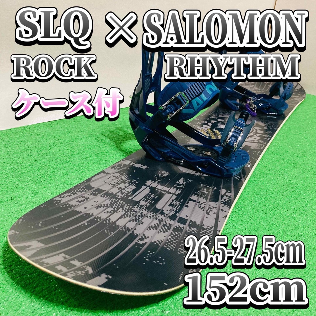 スポーツ/アウトドアSLQ ROCK × SALOMON RHYTHM スノーボード 初心者 簡単