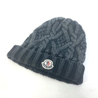 MONCLER/モンクレール】ニットキャップ ニット帽 グレー 帽子 袋付き-