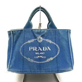 PRADA - プラダ トートバッグ CANAPA BN2439 ブルーの通販 by ブラン