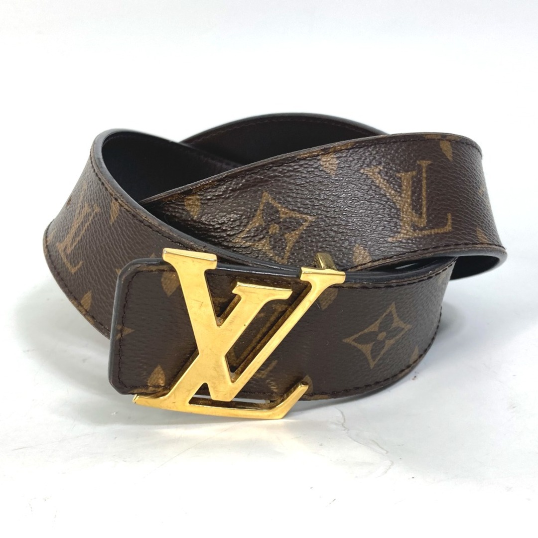 ルイヴィトン LOUIS VUITTON サンチュール LV イニシャル M0323U モノグラム ベルト モノグラムヴェルニ ブラウン