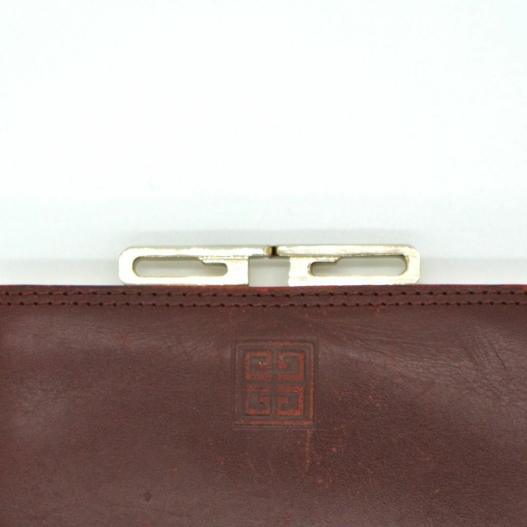 【B級品】 ジバンシー 財布 がま口型 ブラウン レディース コンパクト 小銭入