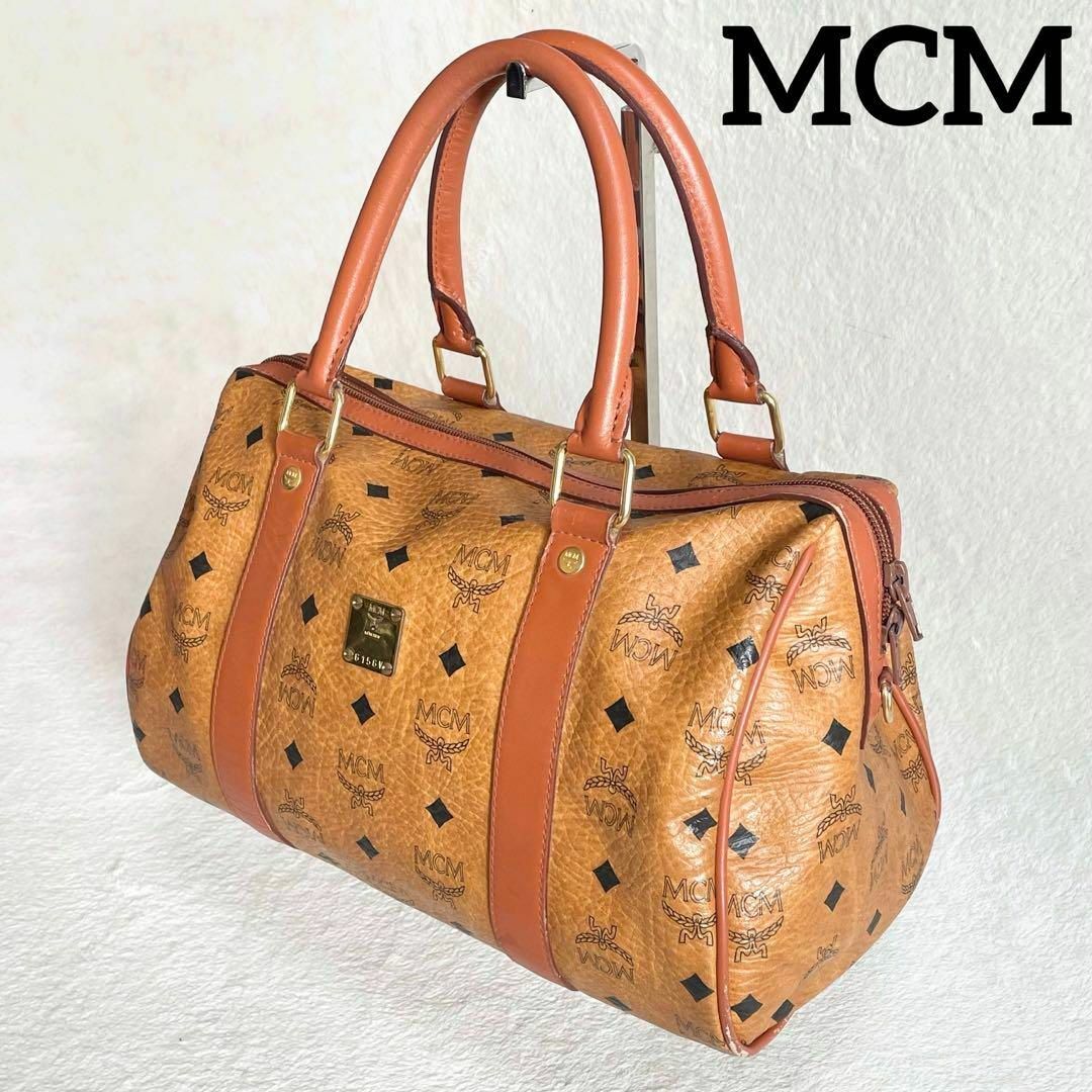 MCM - 【人気柄✨】☆エムシーエム☆ボストンバッグ☆ハンドバッグ