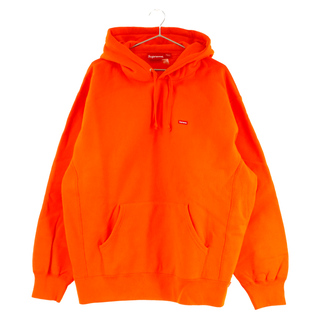 シュプリーム(Supreme)のSUPREME シュプリーム 22SS Small Box Hooded Sweatshirt スモールロゴ刺繍スウェットプルオーバーパーカー オレンジ(パーカー)