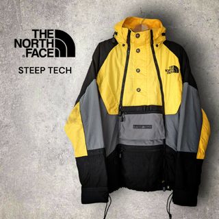 ザノースフェイス(THE NORTH FACE)の90s ノースフェイス スティープテックジャケット イエロー スキー/スノボ(マウンテンパーカー)