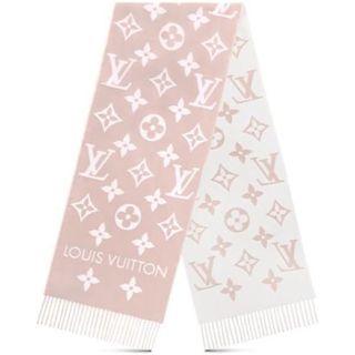 ルイヴィトン(LOUIS VUITTON)のVUITTON マフラー　ベージュローズ(マフラー/ショール)