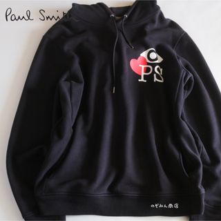 ポールスミス(Paul Smith)の【PAUL SMITH】美品　パーカー　プロビデンスの目　ビッグロゴ　黒　M★(パーカー)