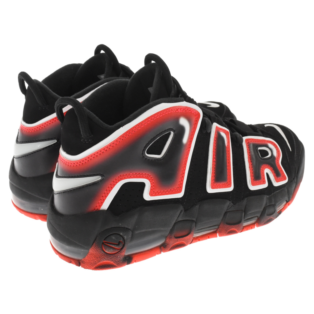 NIKE(ナイキ)のNIKE ナイキ AIR MORE UPTEMPO LASER CRIMSON CJ6129-001 エアモアアップテンポ レーザークリムゾン ハイカットスニーカー ブラック/レッドUS7.5/25.5cm メンズの靴/シューズ(スニーカー)の商品写真