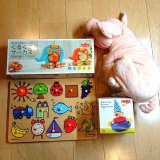 エドインター(Ed.inter)の【美品、4個セット売り】ボーネルンド、エドインター、HABA、GUND(その他)