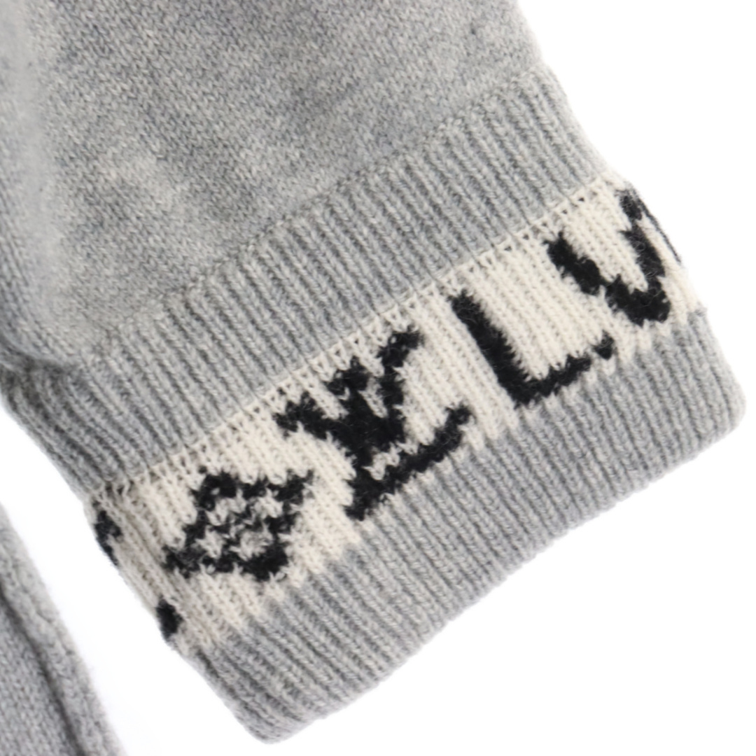 LOUIS VUITTON(ルイヴィトン)のLOUIS VUITTON ルイヴィトン 23SS Arm Logo Cashmere Knit Sweater アームロゴカシミアニット長袖セーター グレー RM231Q GK1 HON44W メンズのトップス(ニット/セーター)の商品写真