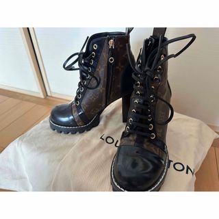 ルイヴィトン(LOUIS VUITTON)のLUNA様専用<中古>ルイヴィトン　ショートブーツ　38(ブーツ)