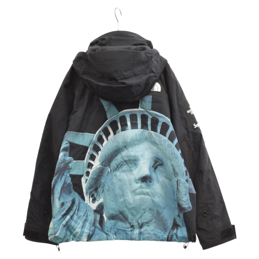 SUPREME シュプリーム 19AW×THE NORTH FACE Statue Of Liberty Mountain Jacket  NP61902I×ザ ノース フェイス ナイロン マウンテンジャケットパーカー 自由の女神 ブラック