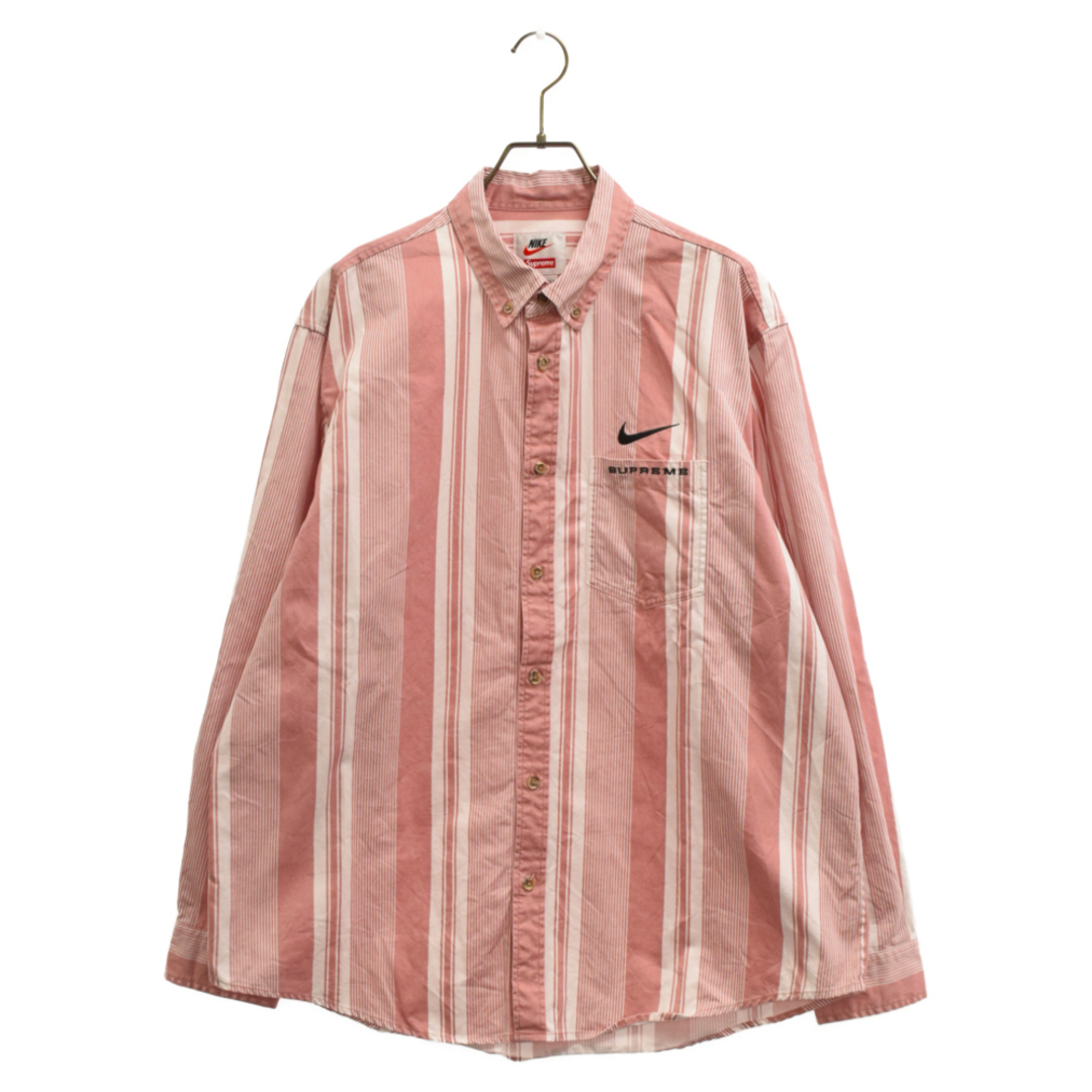 Supreme Nike Cotton Twill Shirt Pink