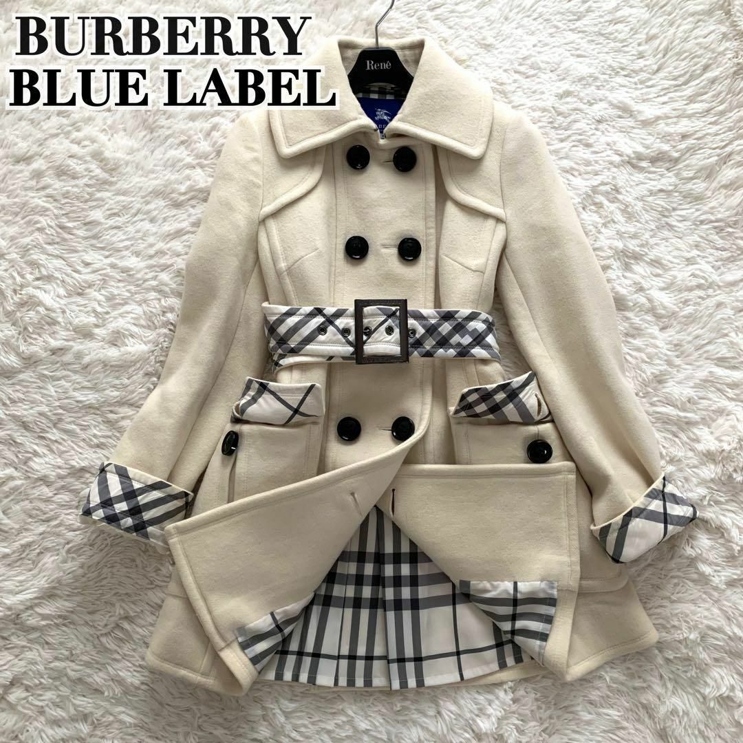 BURBERRY BLUE LABEL - 美品✨バーバリー トレンチコート チェック ...