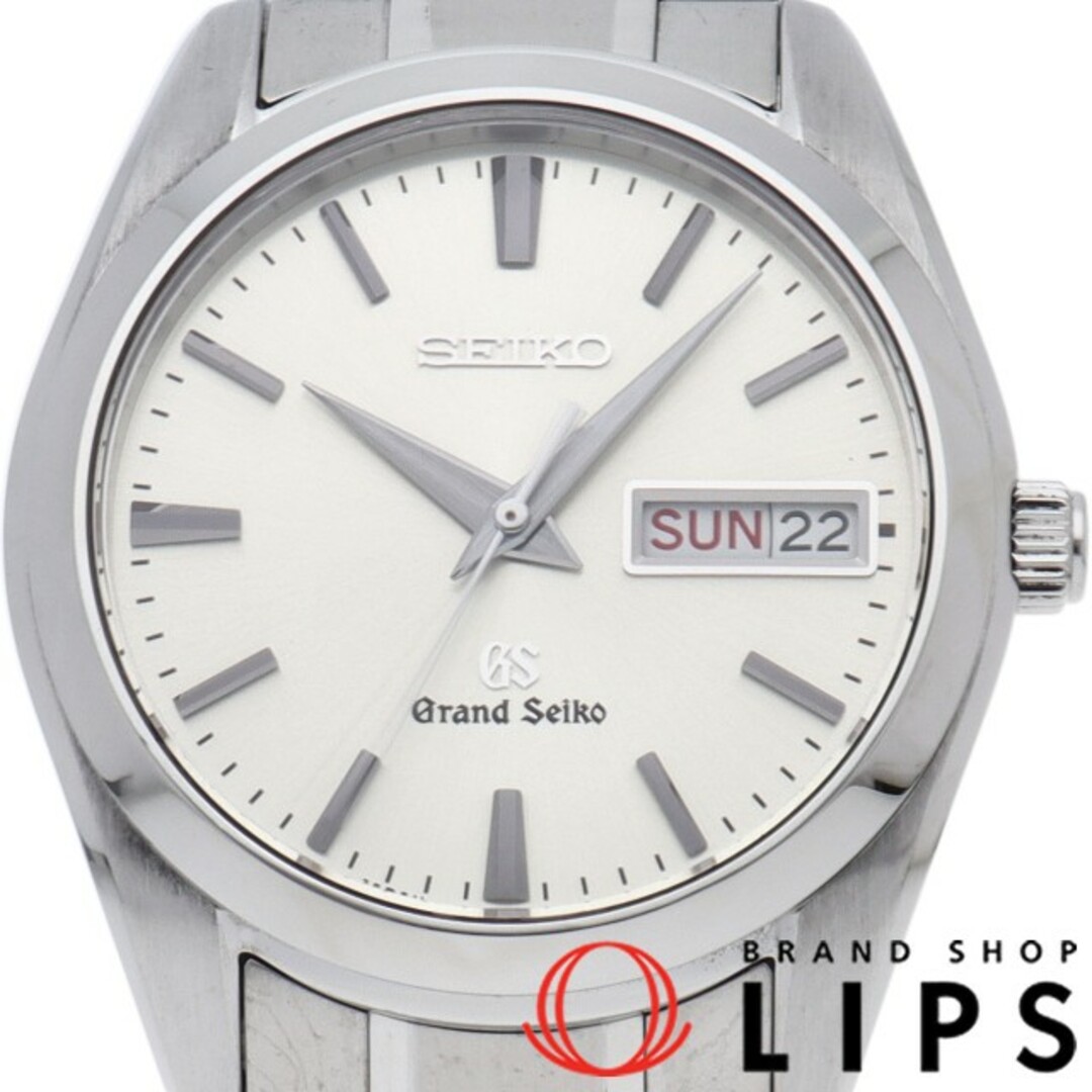 セイコー グランドセイコー メンズ時計 デイデイト クォーツ Grand Seiko Day-Date Quartz,  SBGT035(9F83-0AH0) 箱 保証書 SS メンズ時計 シルバー 仕上げ済 美品 【中古】 | フリマアプリ ラクマ