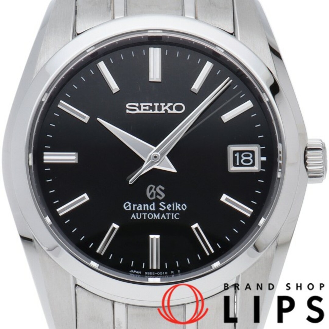 セイコー グランドセイコー メンズ時計 オートマチック Grand Seiko Automatic SBGR023(9S55-0010) 箱 保証書 修理書 SS メンズ時計 ブラック 仕上げ済 美品