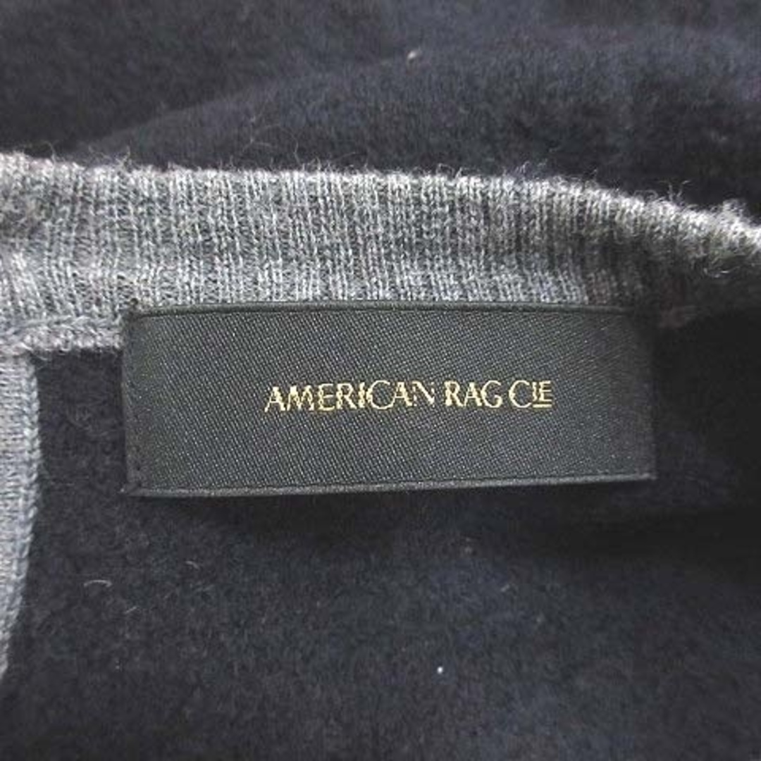 AMERICAN RAG CIE(アメリカンラグシー)のアメリカンラグシー ニットワンピース ひざ丈 長袖 ウール 肘当て F グレー レディースのワンピース(ひざ丈ワンピース)の商品写真