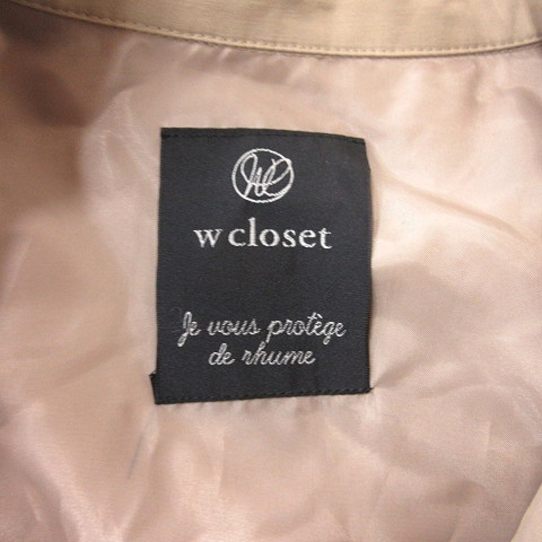 w closet(ダブルクローゼット)のダブルクローゼット チェスターコート 切替 ベージュ /YI レディースのジャケット/アウター(その他)の商品写真