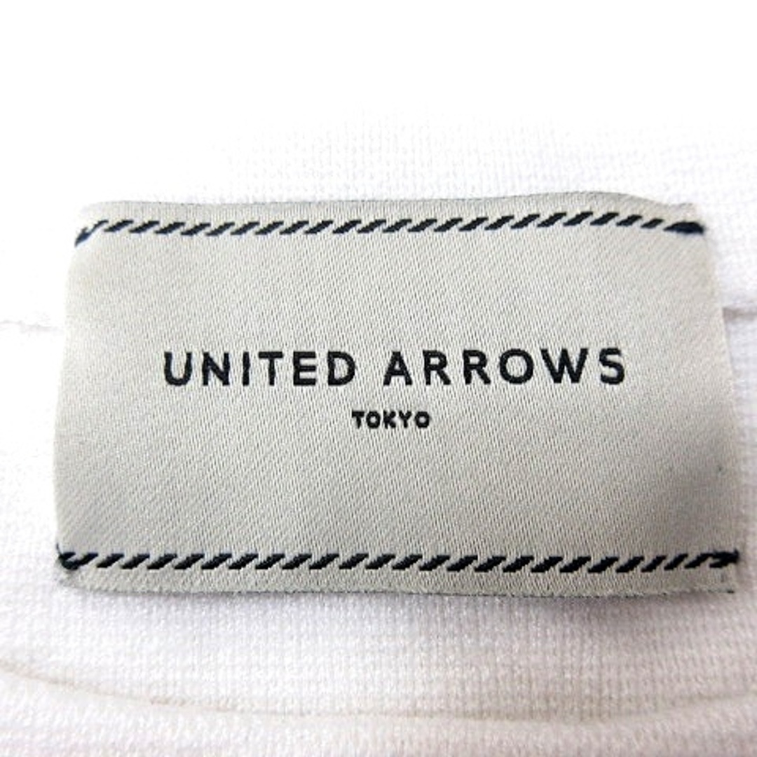 UNITED ARROWS(ユナイテッドアローズ)のユナイテッドアローズ カットソー クルーネック 長袖 白 ホワイト レディースのトップス(カットソー(長袖/七分))の商品写真