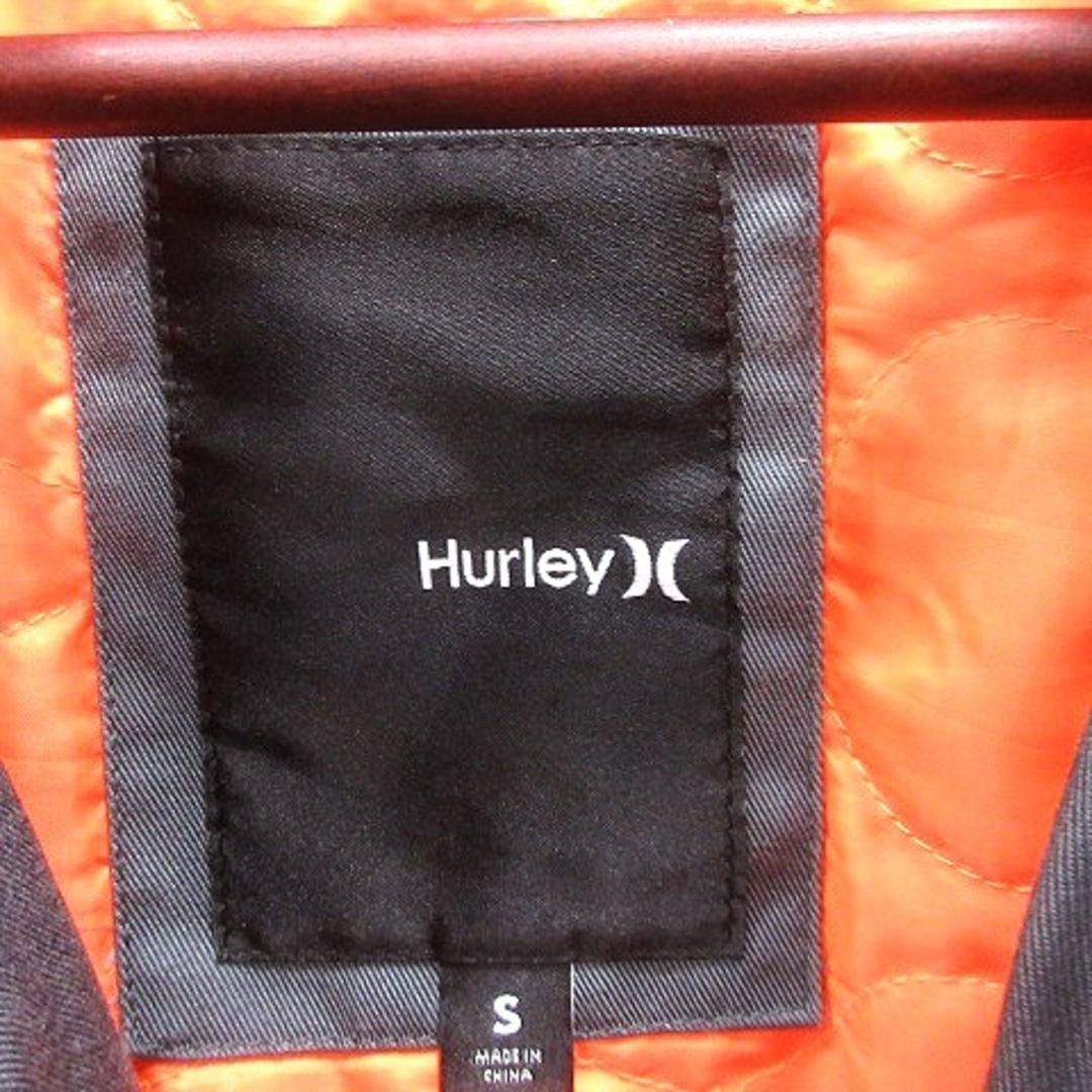 Hurley(ハーレー)のハーレー ステンカラージャケット 中綿 切替 バイカラー S グレー ■MO メンズのジャケット/アウター(その他)の商品写真