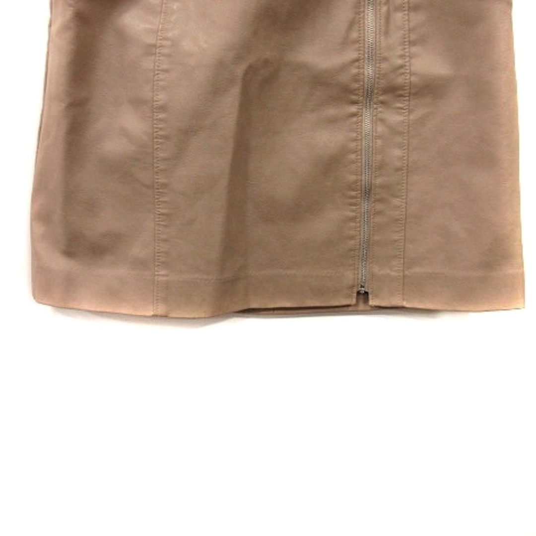 SNIDEL(スナイデル)のスナイデル 台形スカート ミニ フェイクレザー 0 ベージュ /YI レディースのスカート(ミニスカート)の商品写真