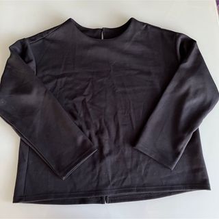 ドレスキップ(DRESKIP)のレディース　カットソー　ブラック(Tシャツ/カットソー(七分/長袖))
