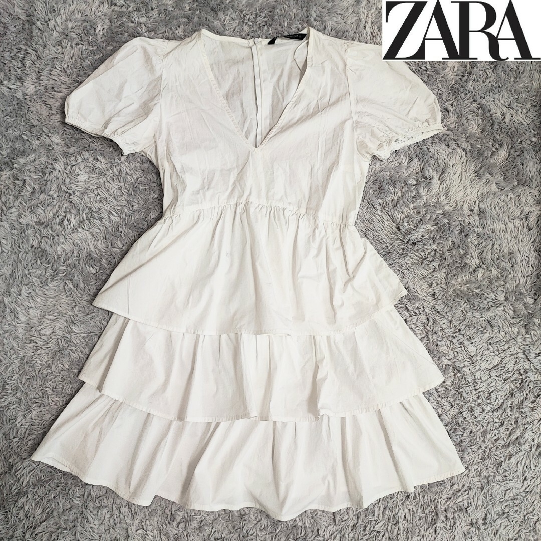 ZARA(ザラ)の【ZARA】ワンピースSサイズ レディースのワンピース(ミニワンピース)の商品写真