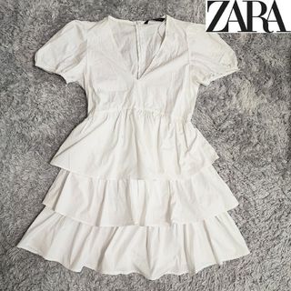 ザラ(ZARA)の【ZARA】ワンピースSサイズ(ミニワンピース)