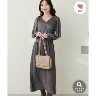 ナチュラルクチュール(natural couture)の❀natural couture❀新品 ピンタックプリーツお上品ワンピース(ロングワンピース/マキシワンピース)