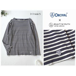 オーシバル(ORCIVAL)の専用です✨ ORCIVAL×beauty&youth  ボートネックボーダーT(Tシャツ/カットソー(七分/長袖))