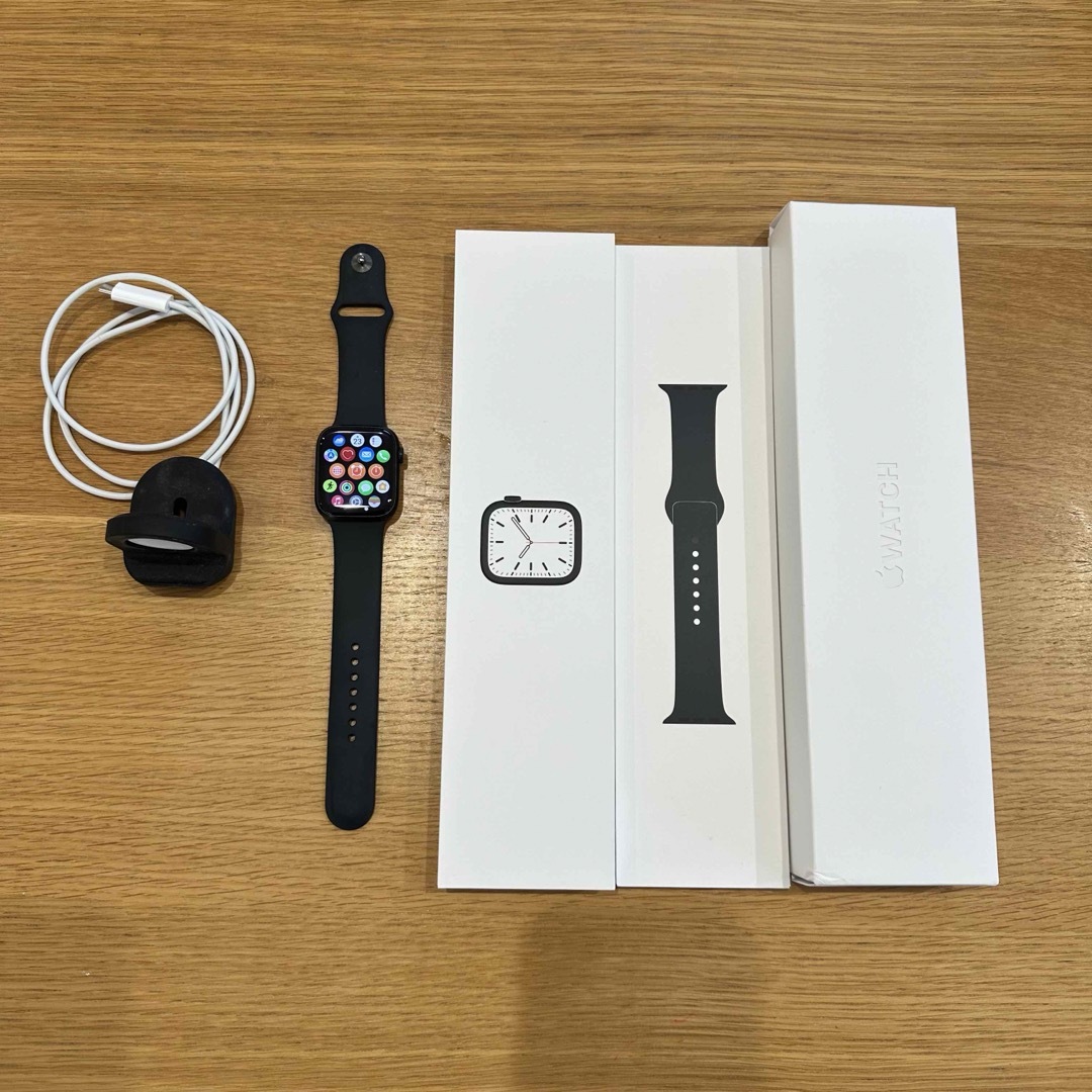 Apple Watch7 アップルウォッチ7 腕時計　美品　45mm GPS