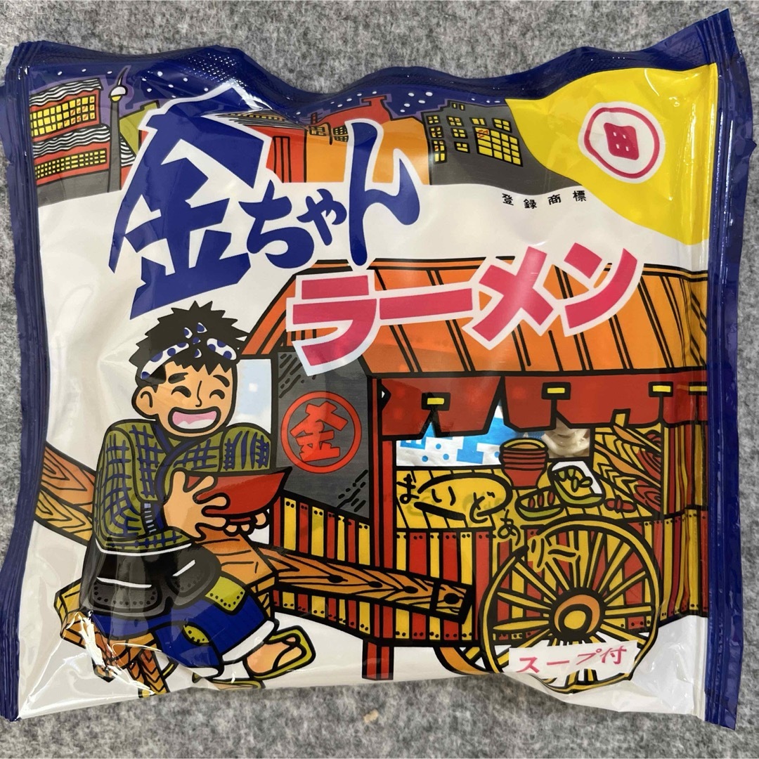 徳島製粉(トクシマセイフン)の金ちゃんラーメン 103g(1人前)×4袋セット 徳島製粉 食品/飲料/酒の食品(麺類)の商品写真
