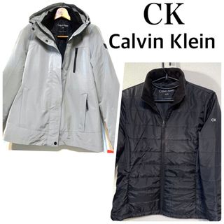 カルバンクライン(Calvin Klein)の新品 CKカルバン クライン パデッドパーカー コート ダウンジャケットブランド(ダウンジャケット)