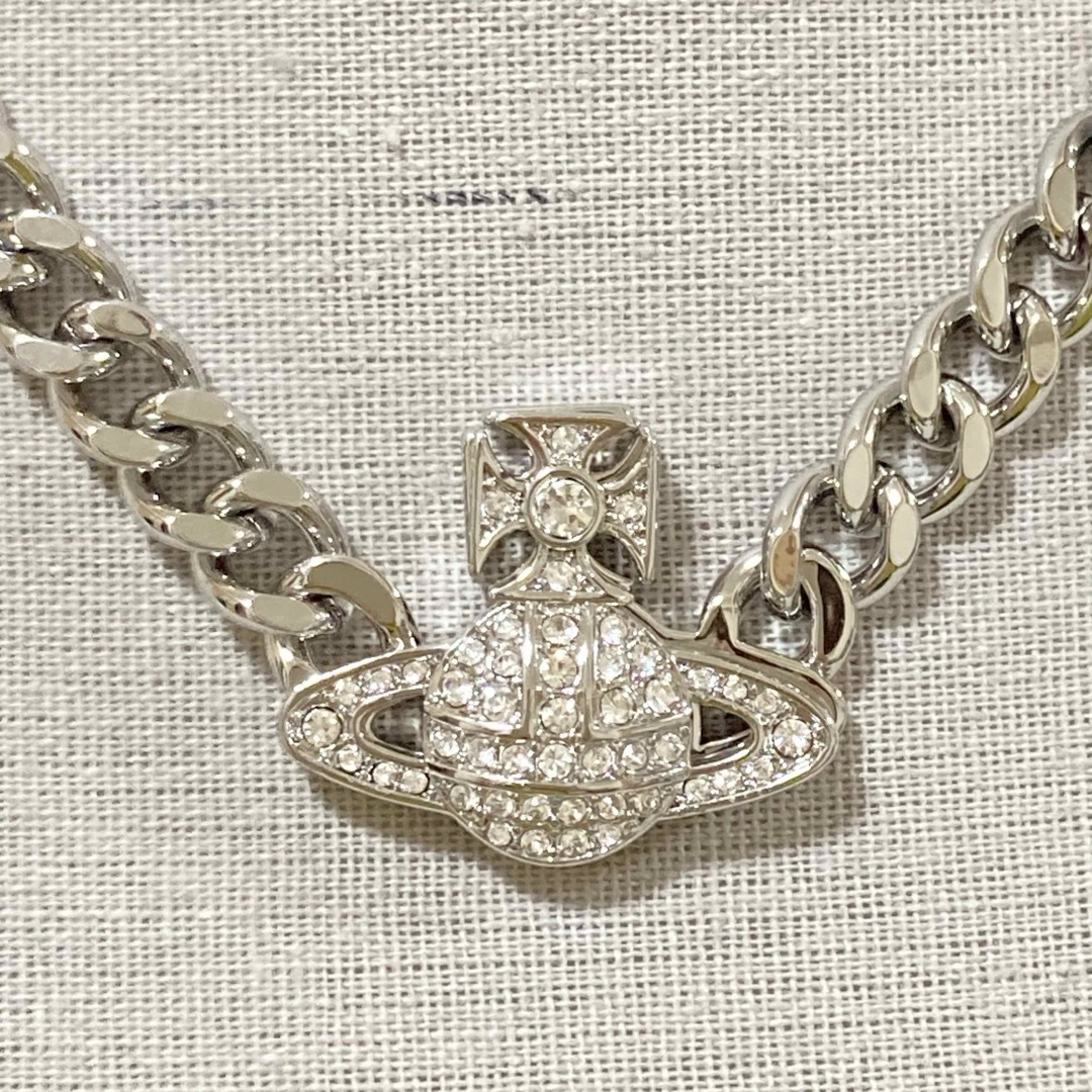 ヴィヴィアン Graziella Small Chainチョーカー シルバー ヴィヴィアン Graziella Small Chainチョーカー シルバー