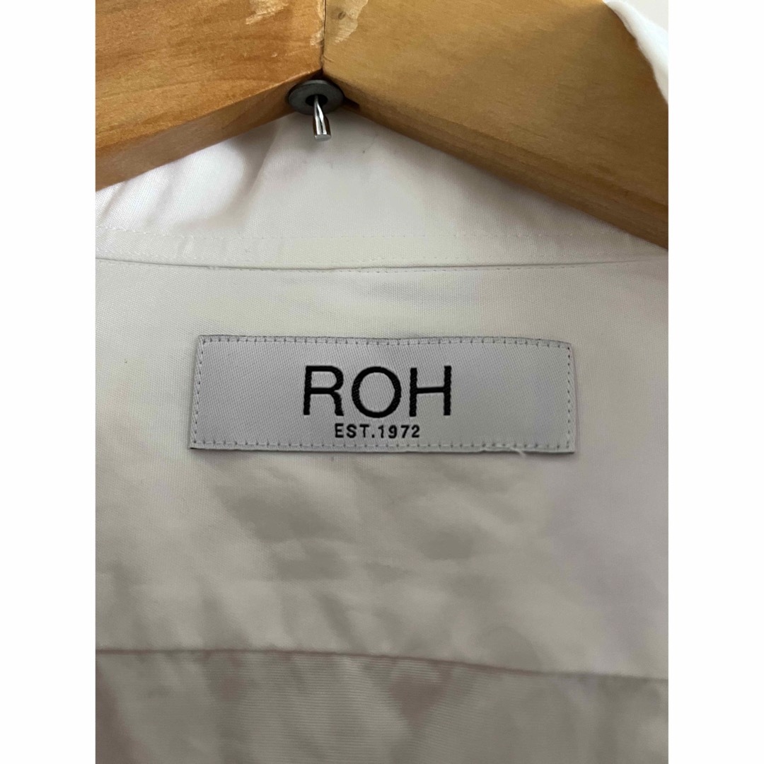 ROH ウイングカラーシャツ　ホワイト メンズのトップス(シャツ)の商品写真