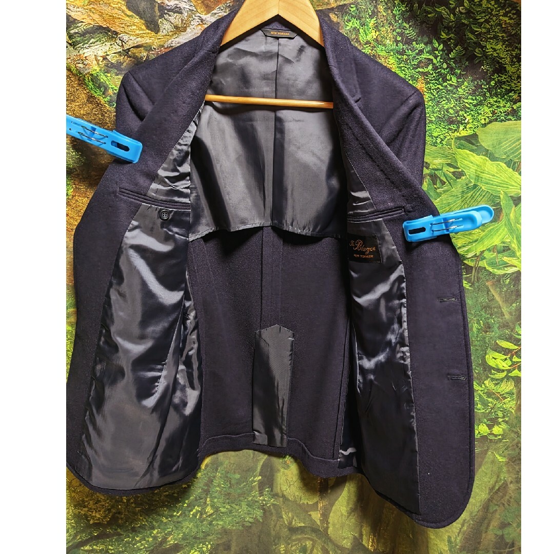 NEWYORKER(ニューヨーカー)のNEWYORKER　ジャケット　ブレザー　金ボタン　紺ブレ メンズのジャケット/アウター(テーラードジャケット)の商品写真