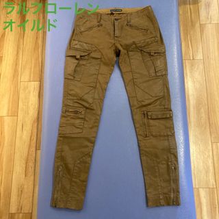 ラルフローレン(Ralph Lauren)の【希少オイルド】ラルフローレン　カーゴパンツ(ワークパンツ/カーゴパンツ)