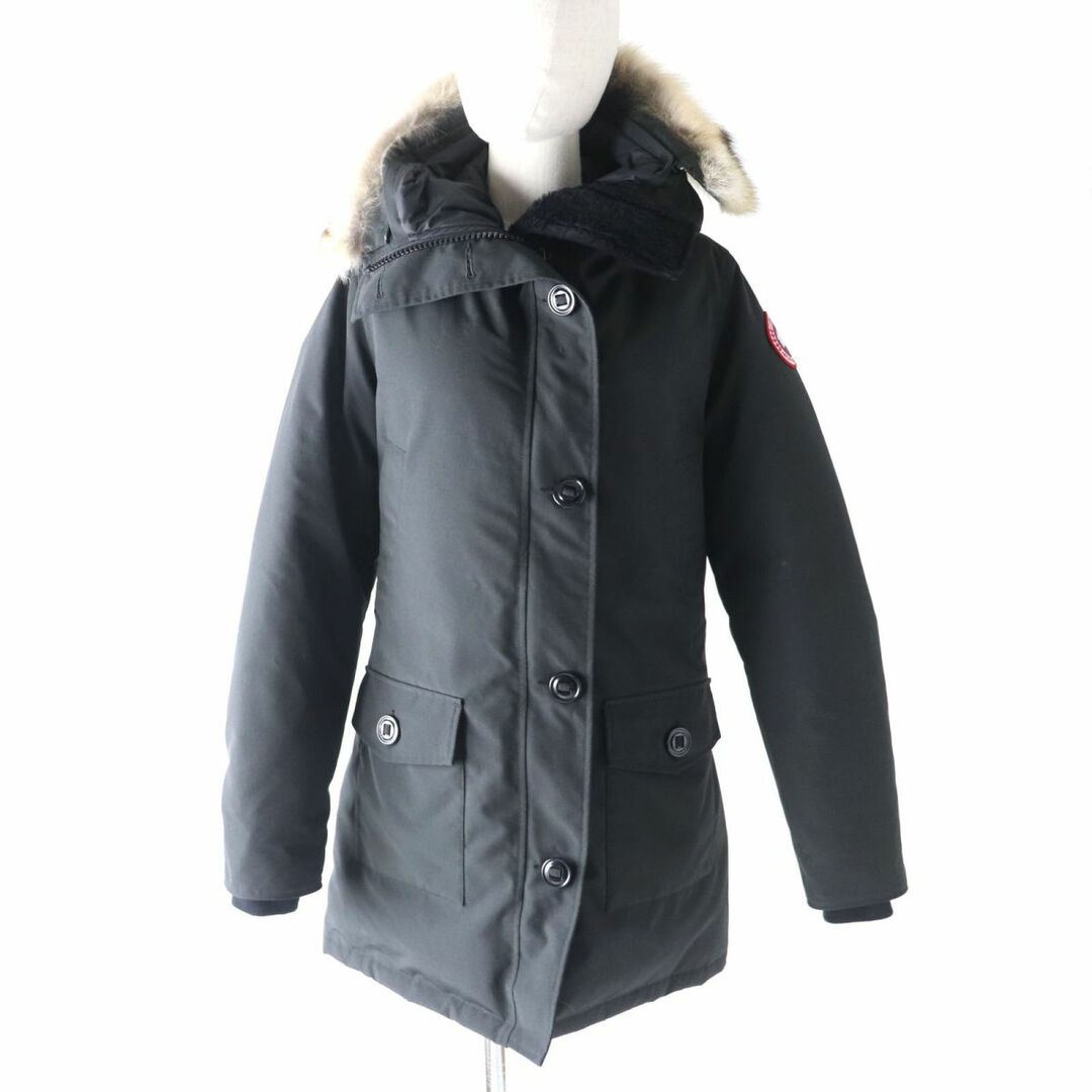 極美品★国内正規品 カナダグース 2603JL BRONTE PARKA ブロンテ パーカー ファー・フード付 ZIP UP ダウンコート ブラック  M/M カナダ製 | フリマアプリ ラクマ