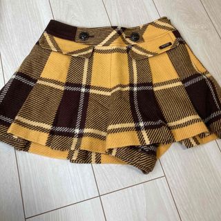 バーバリーブルーレーベル(BURBERRY BLUE LABEL)のバーバリー　キュロット　イエローチェック(キュロット)