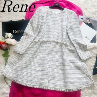 ドレスレイニーコート♡René パール＆カメリアチャーム付き