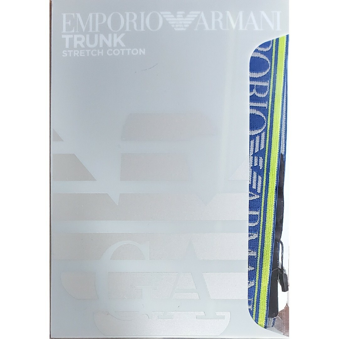 Emporio Armani(エンポリオアルマーニ)のエンポリオアルマーニ　新品　メンズ　ボクサーパンツ(ネオン/ブラックS) メンズのアンダーウェア(ボクサーパンツ)の商品写真