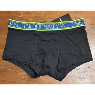 エンポリオアルマーニ(Emporio Armani)のエンポリオアルマーニ　新品　メンズ　ボクサーパンツ(ネオン/ブラックS)(ボクサーパンツ)