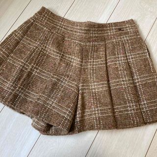 バーバリーブルーレーベル(BURBERRY BLUE LABEL)のラメツイード　バーバリー　キュロットスカート(キュロット)