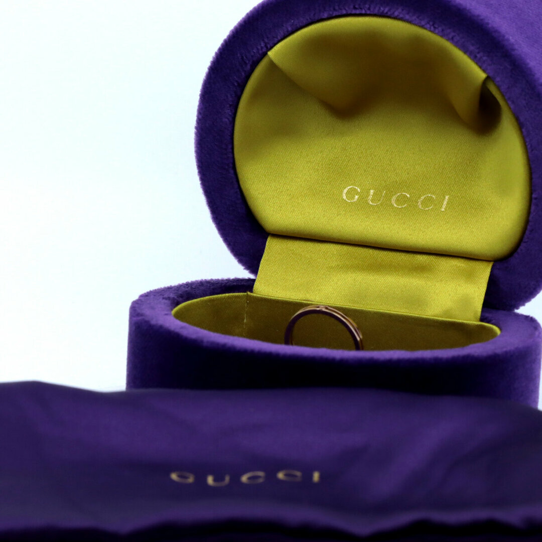 Gucci(グッチ)の目立った傷や汚れなし グッチ インフィニティ リング 指輪 9号 K18PG(18金 ピンクゴールド) レディースのアクセサリー(リング(指輪))の商品写真